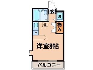 シャトーレ三栄３の物件間取画像